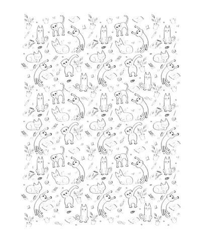 Playing cats Pattern