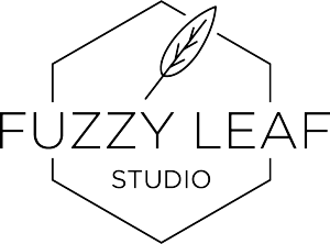 fuzzyleaf shop logo