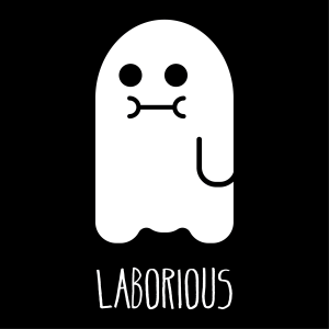 Laborious shop logo