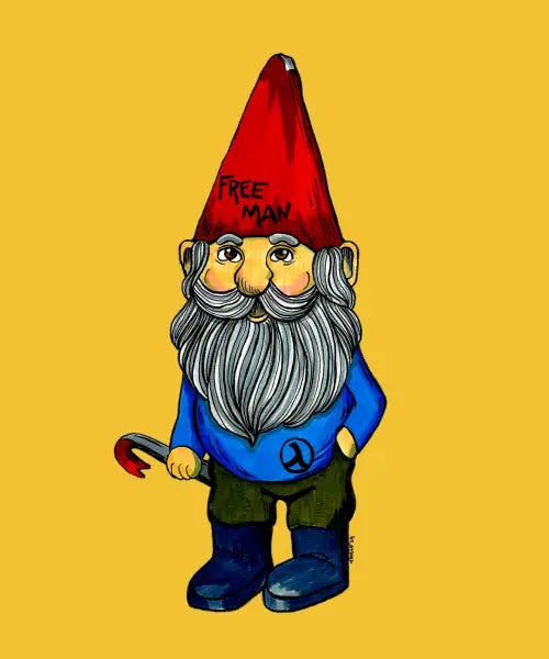 Gnome Freeman design