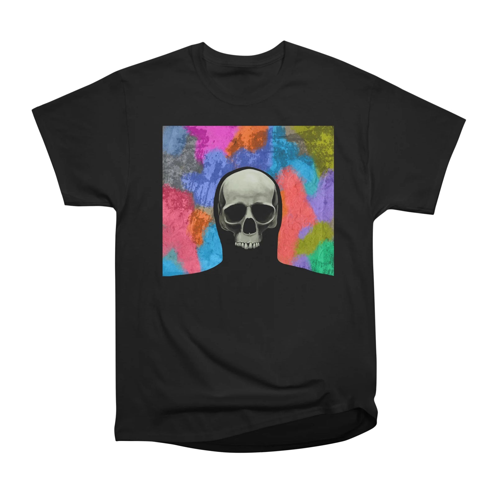 Skull on Abstract Background