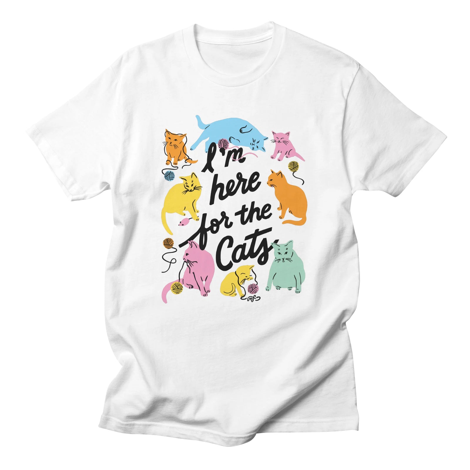 Here for the Cats - Rainbow