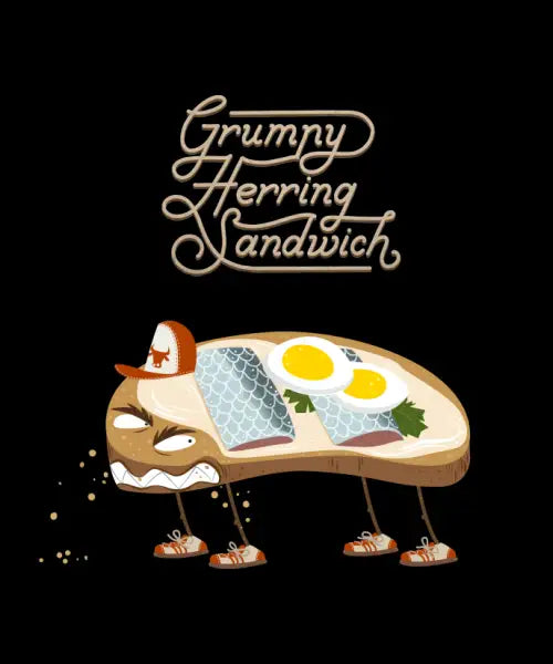 Grumpy Herring Sandwich