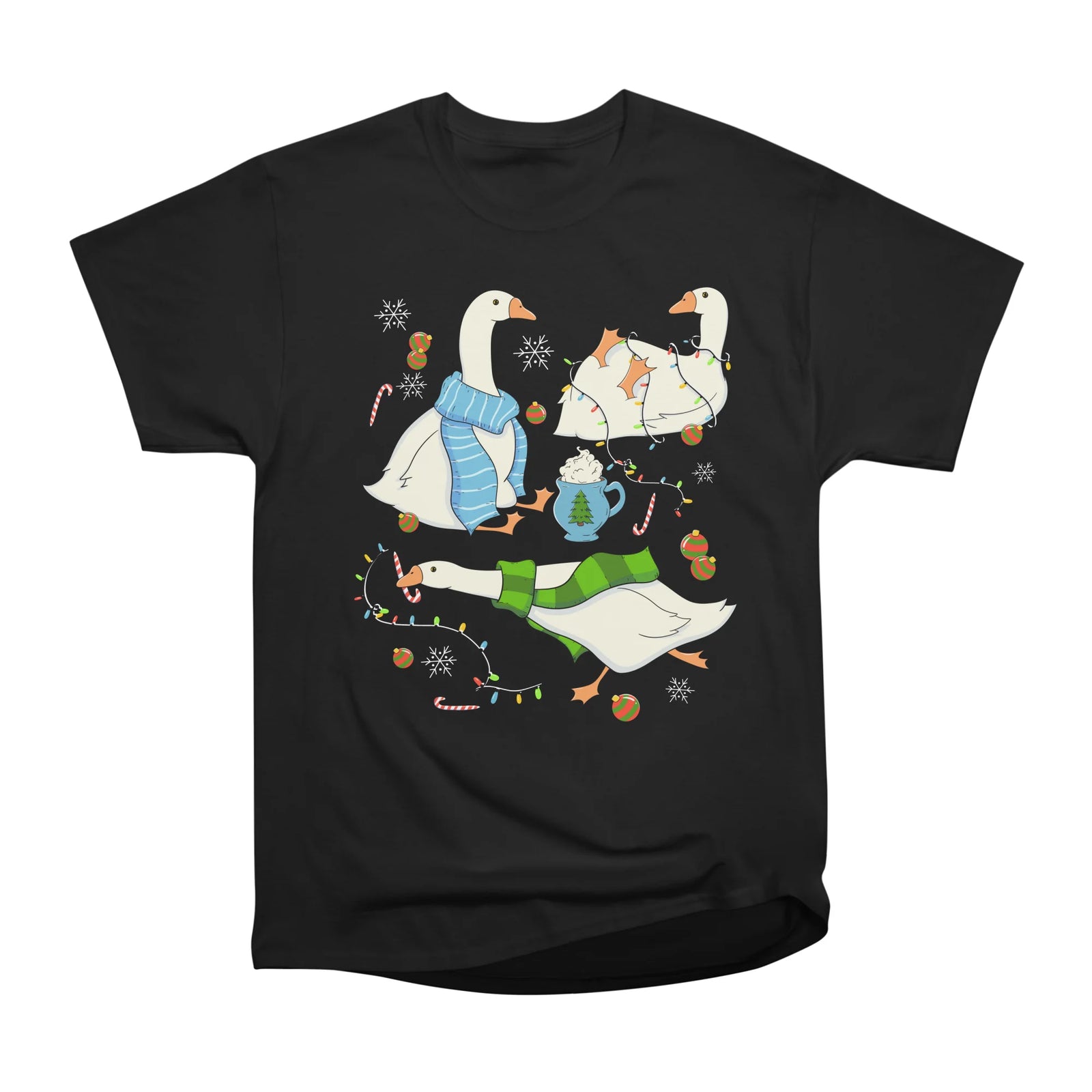 Festive Silly Geese
