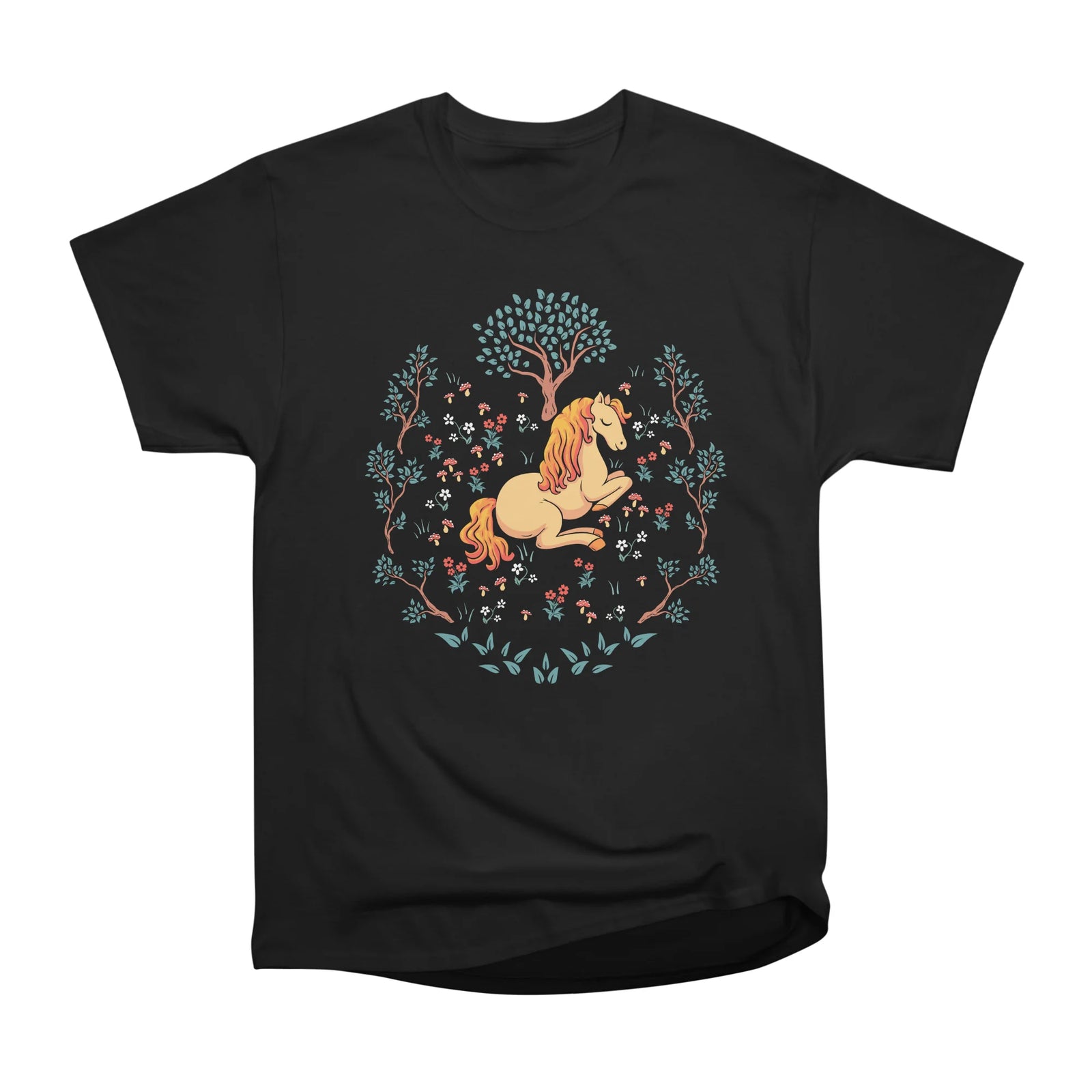 Resting Flame Horse