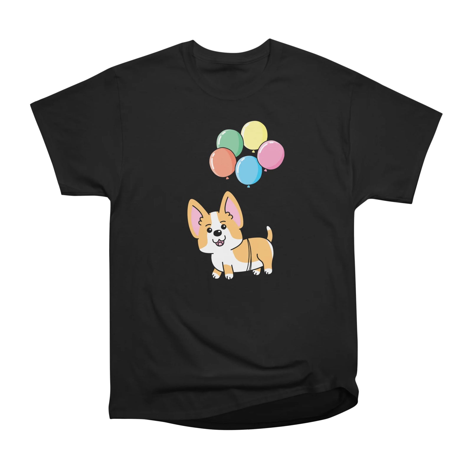Corgi Flying Balloons