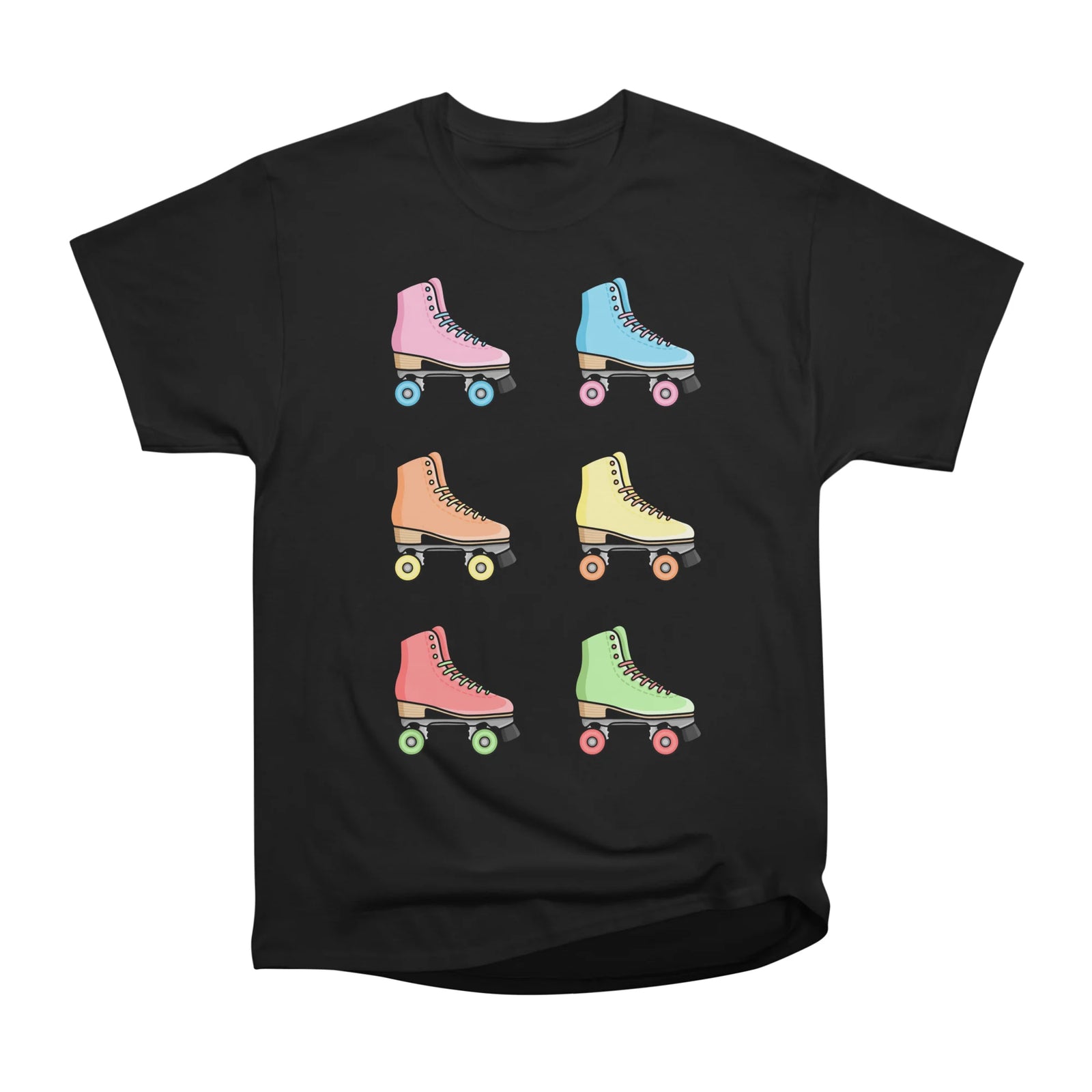 Roller Skates Colorful Rainbow