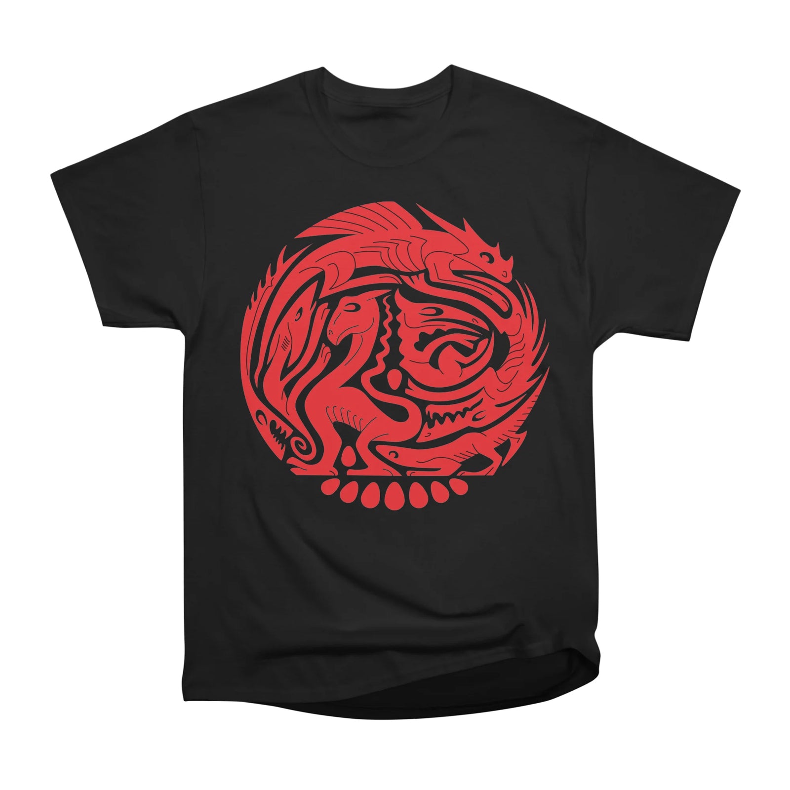 Lizard Round (Red)