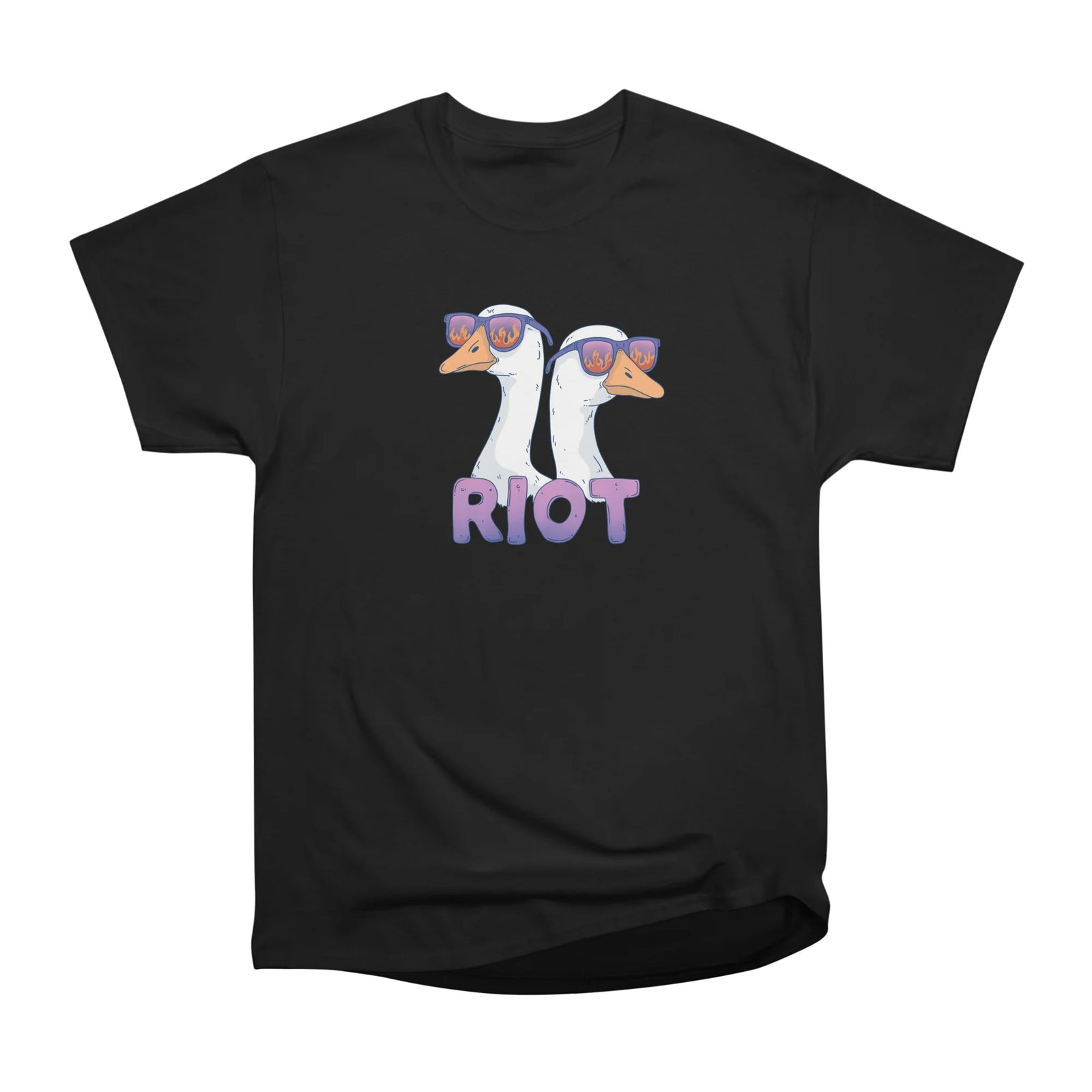 Riot geese