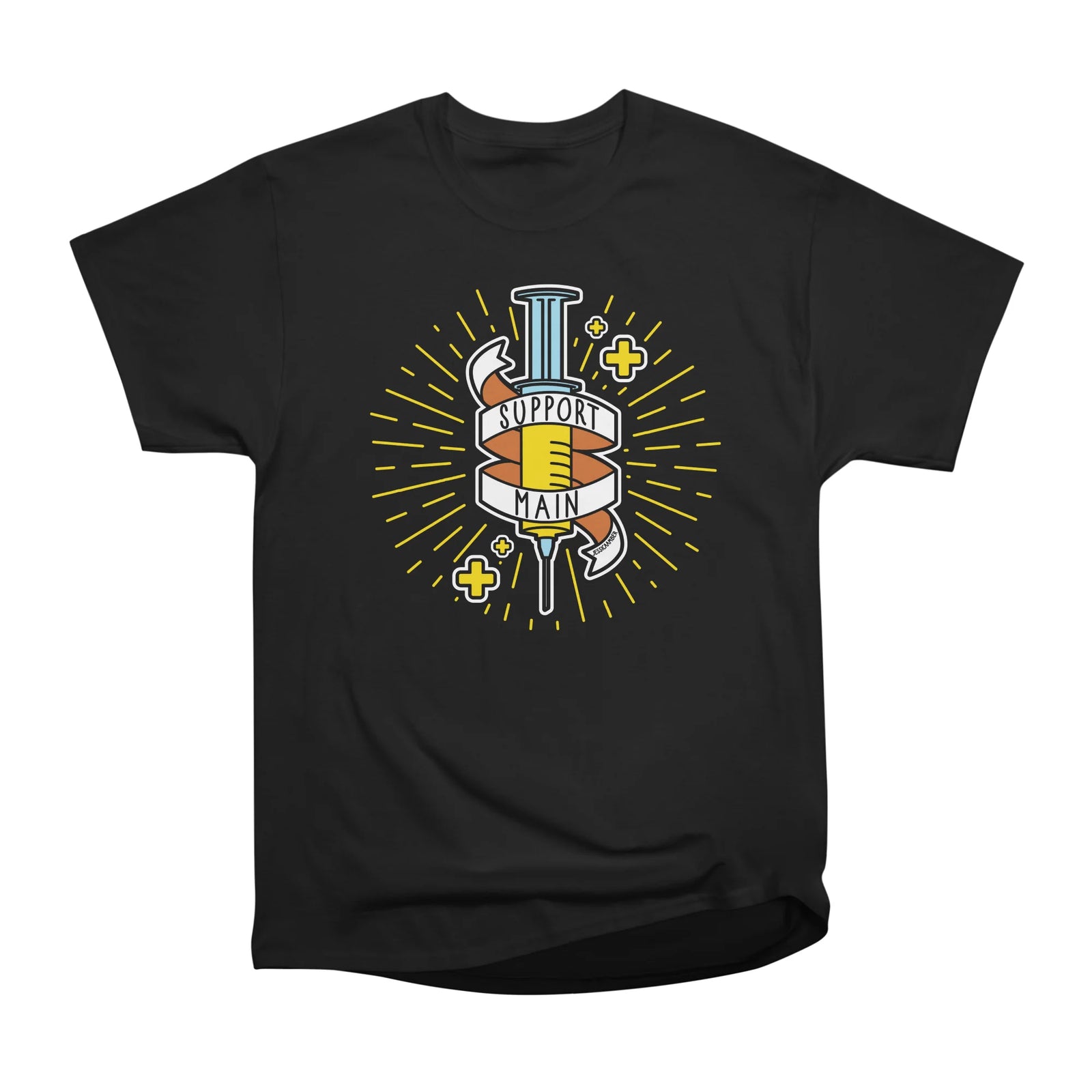 Support Main Gamer Yellow Blue Syringe
