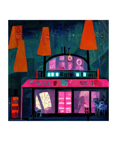 Cyberpunk Cafe