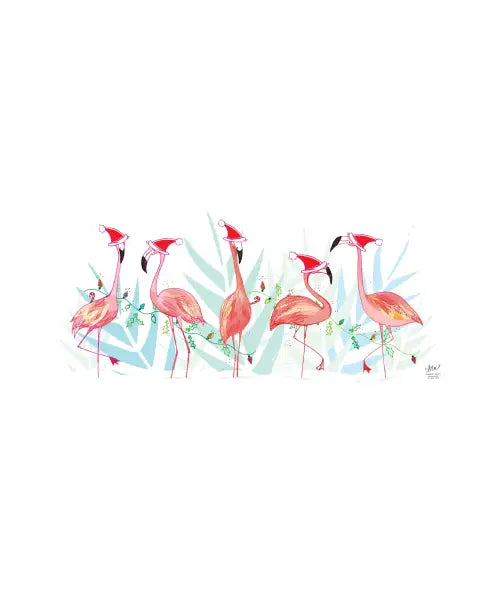 Holiday Flamingos Mug