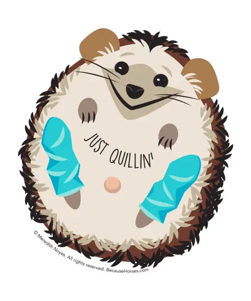 Just Quillin' Hedgehog
