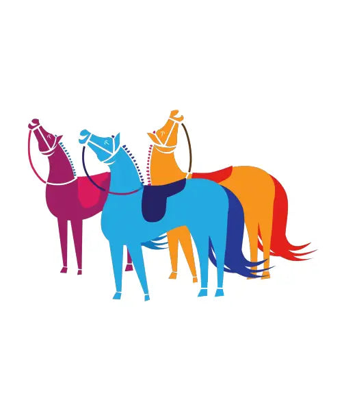 Laughing Horses