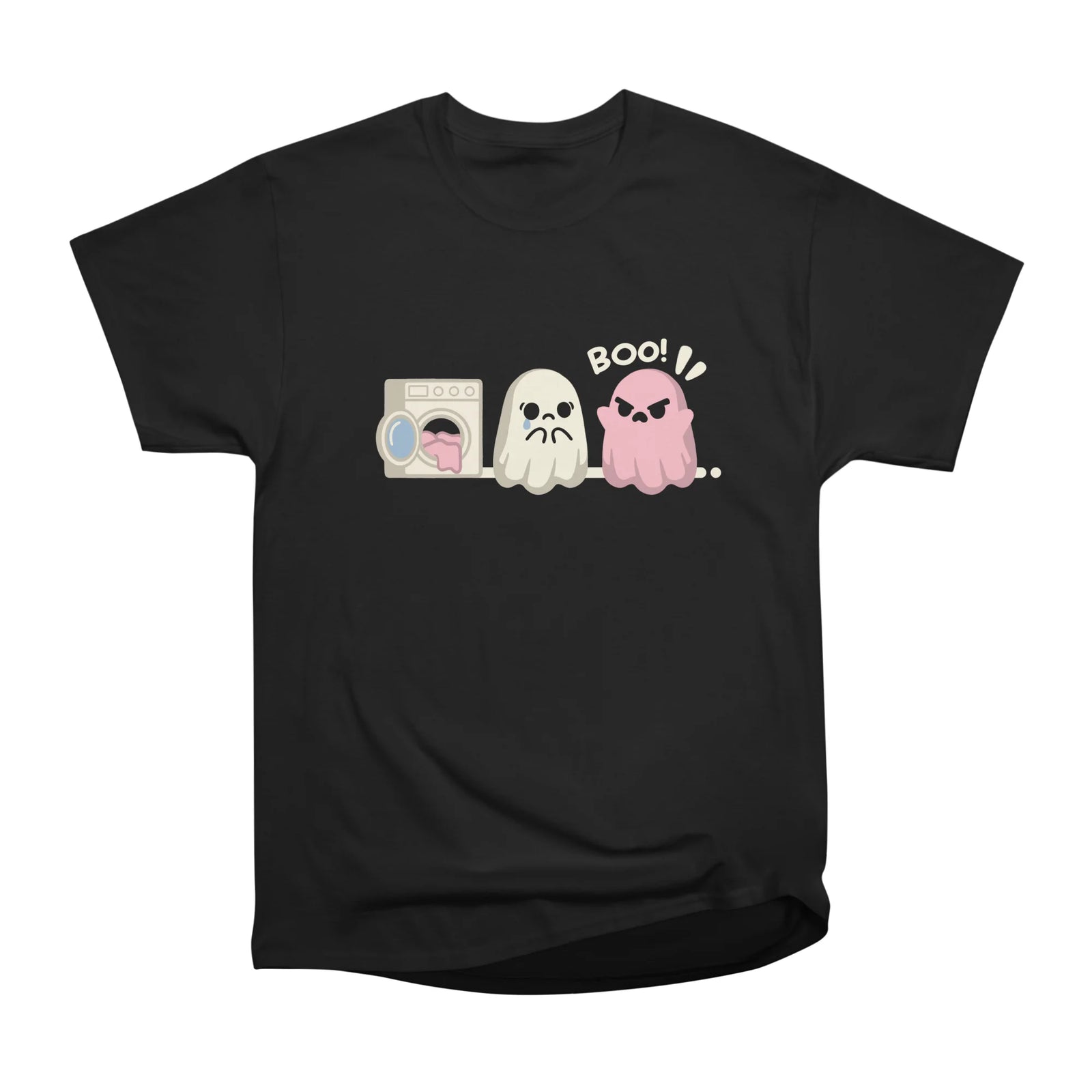 Pink laundry ghost