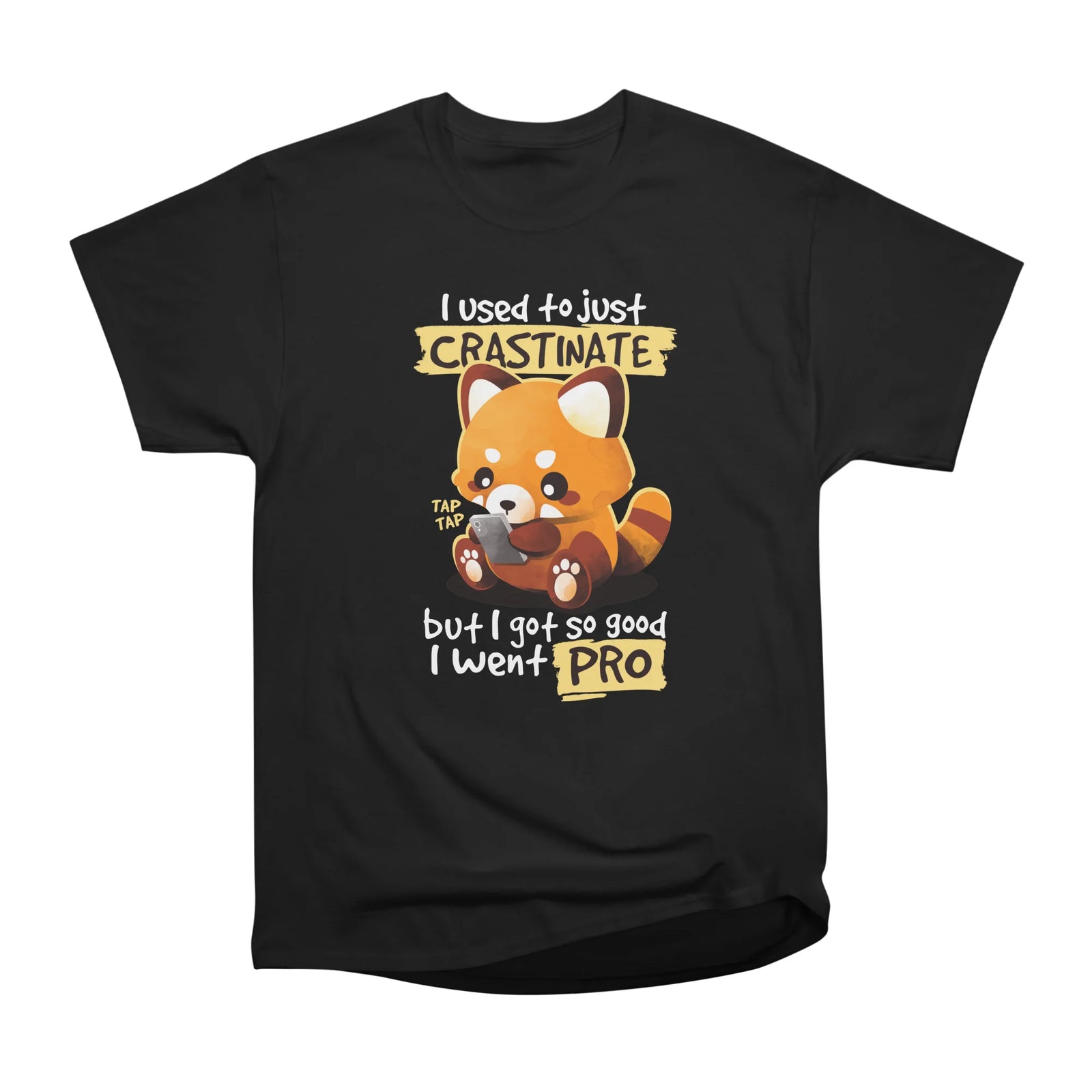 Red panda procrastinator
