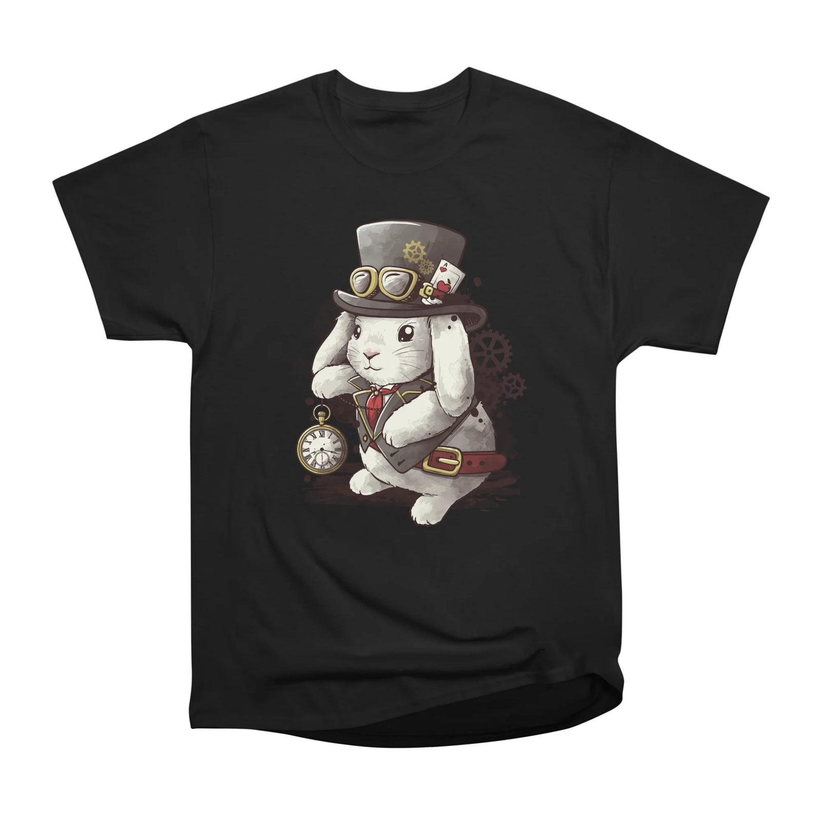 Steampunk white rabbit
