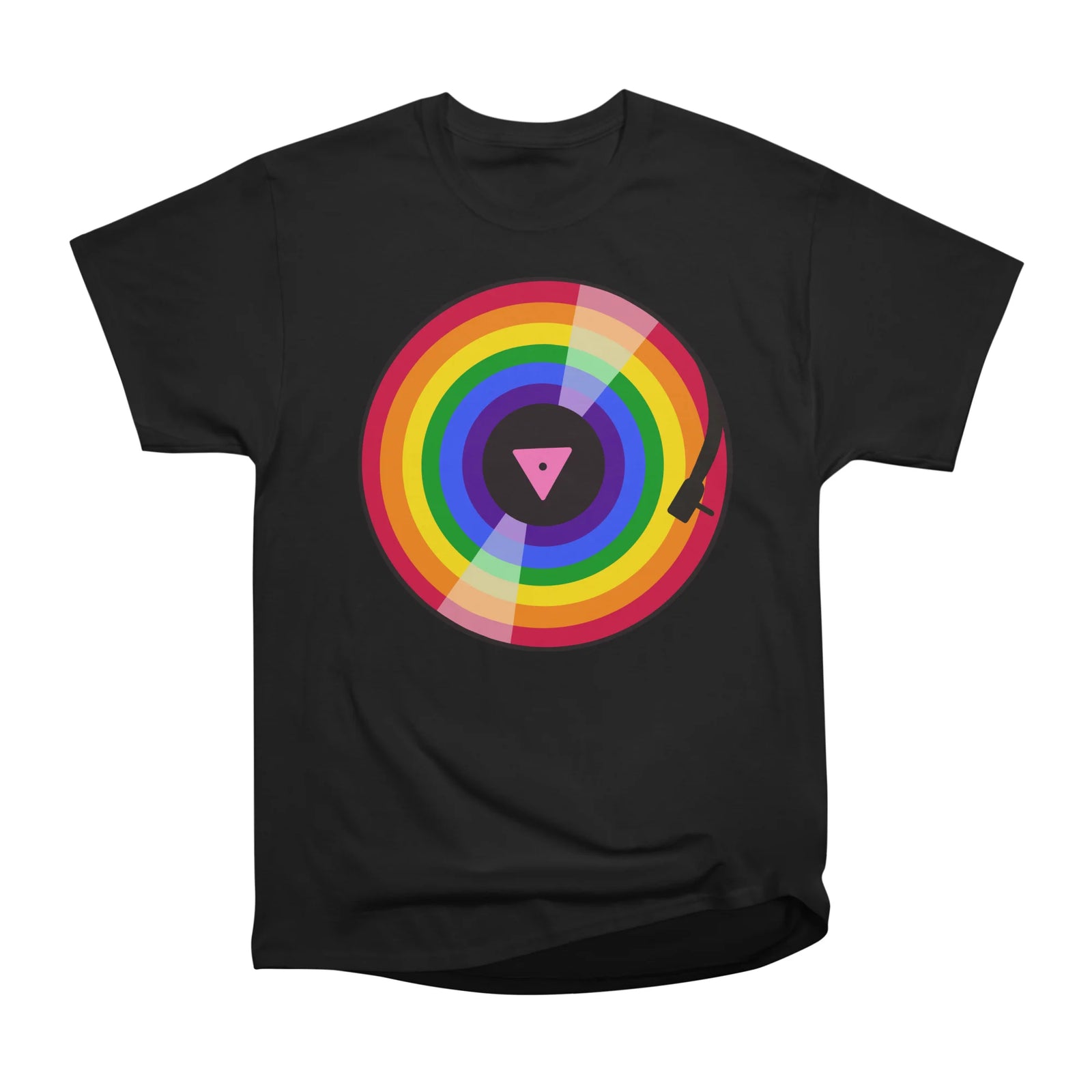 Colorful vinyl record