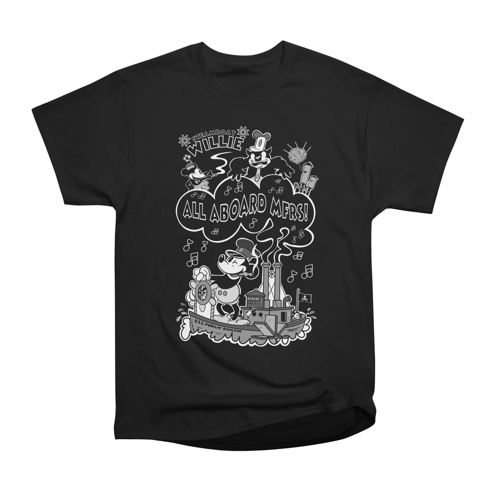 Steamboat Willie - USS Public Domain