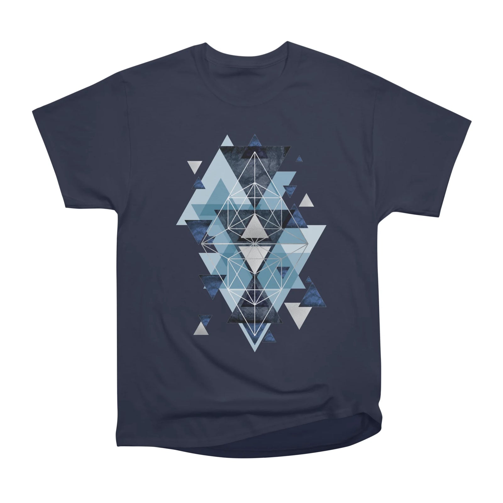 Navy Silver Geo