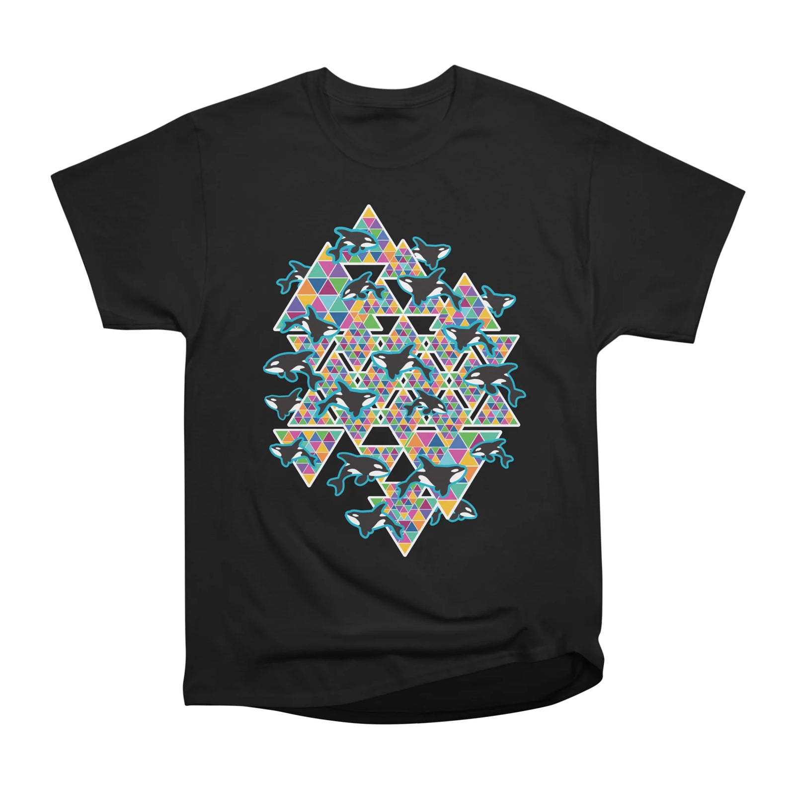 Rainbow Triangle Prism Orcas