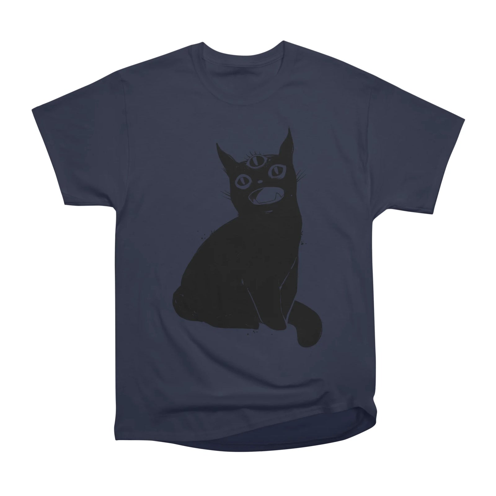 Black Cat With Third Eye