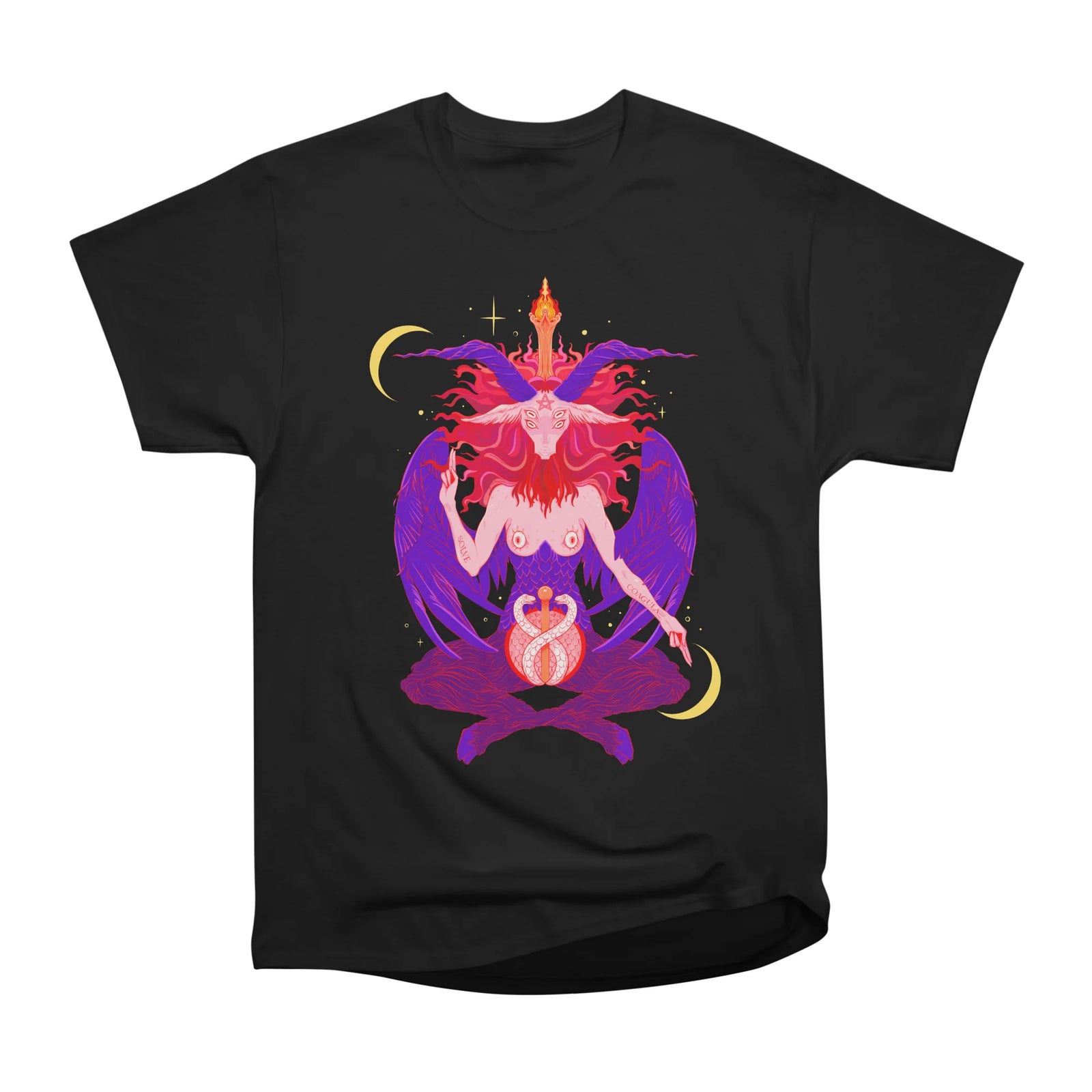 Colorful Baphomet Art