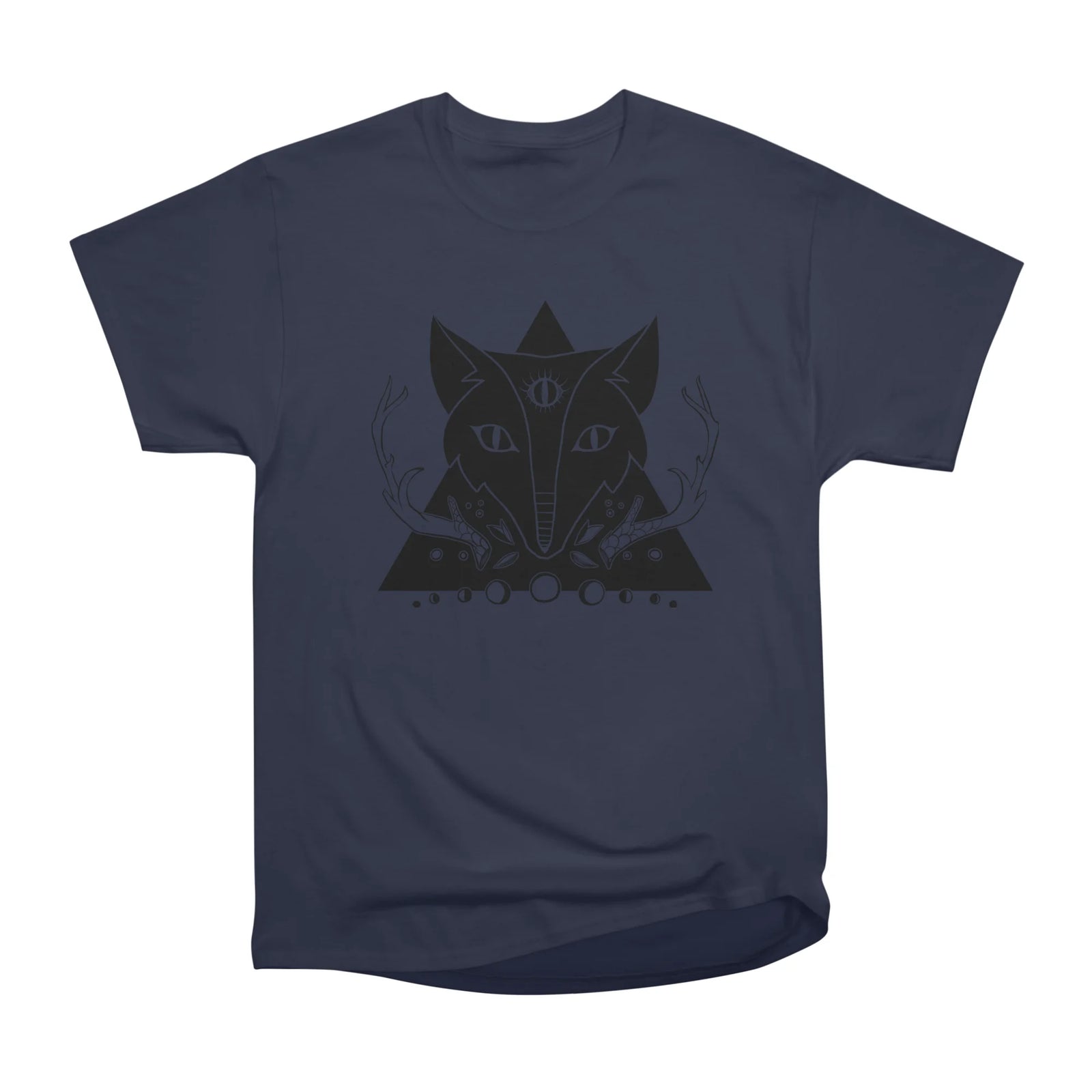 Fox Moon Phase & Third Eye Illustration