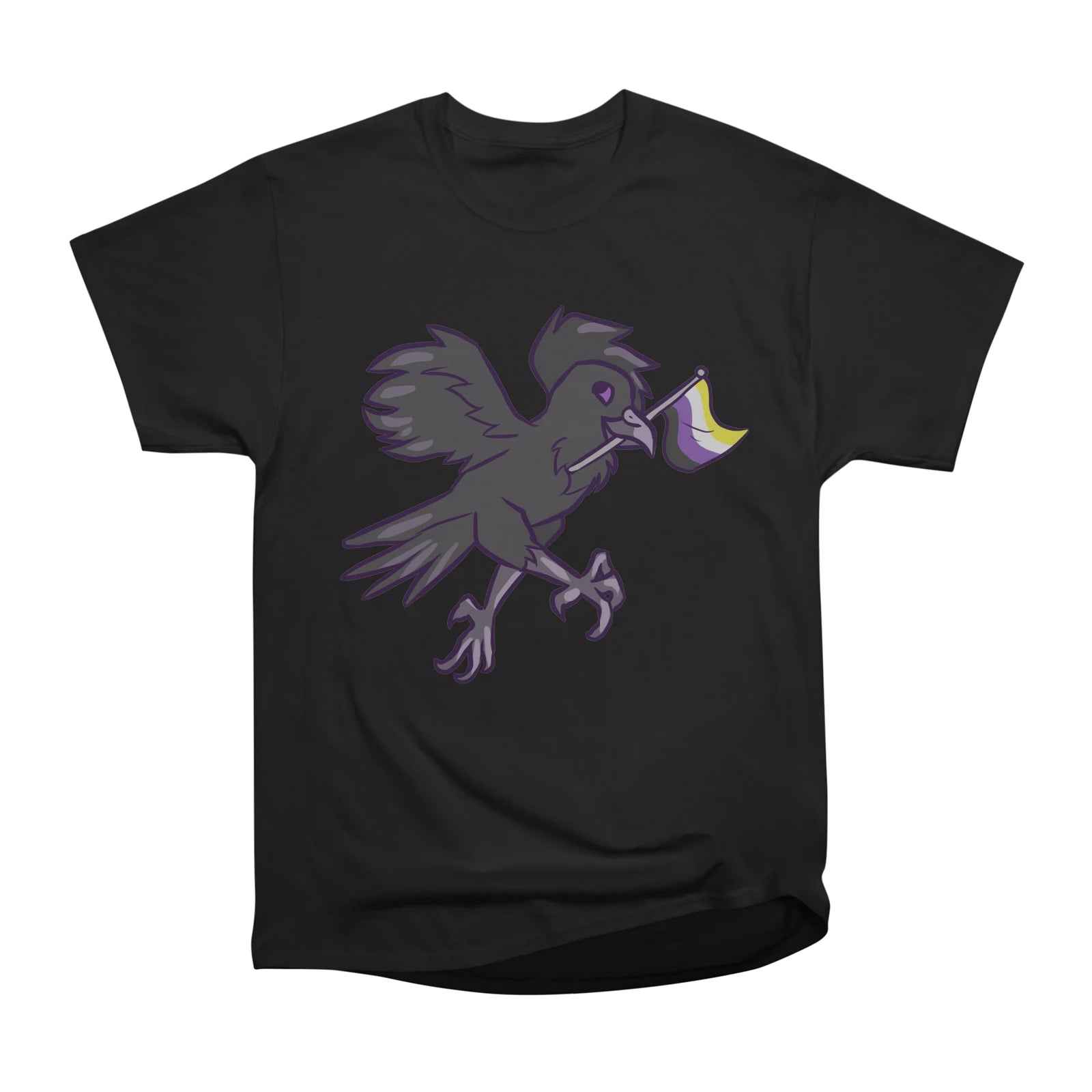 Nonbinary Pride Raven