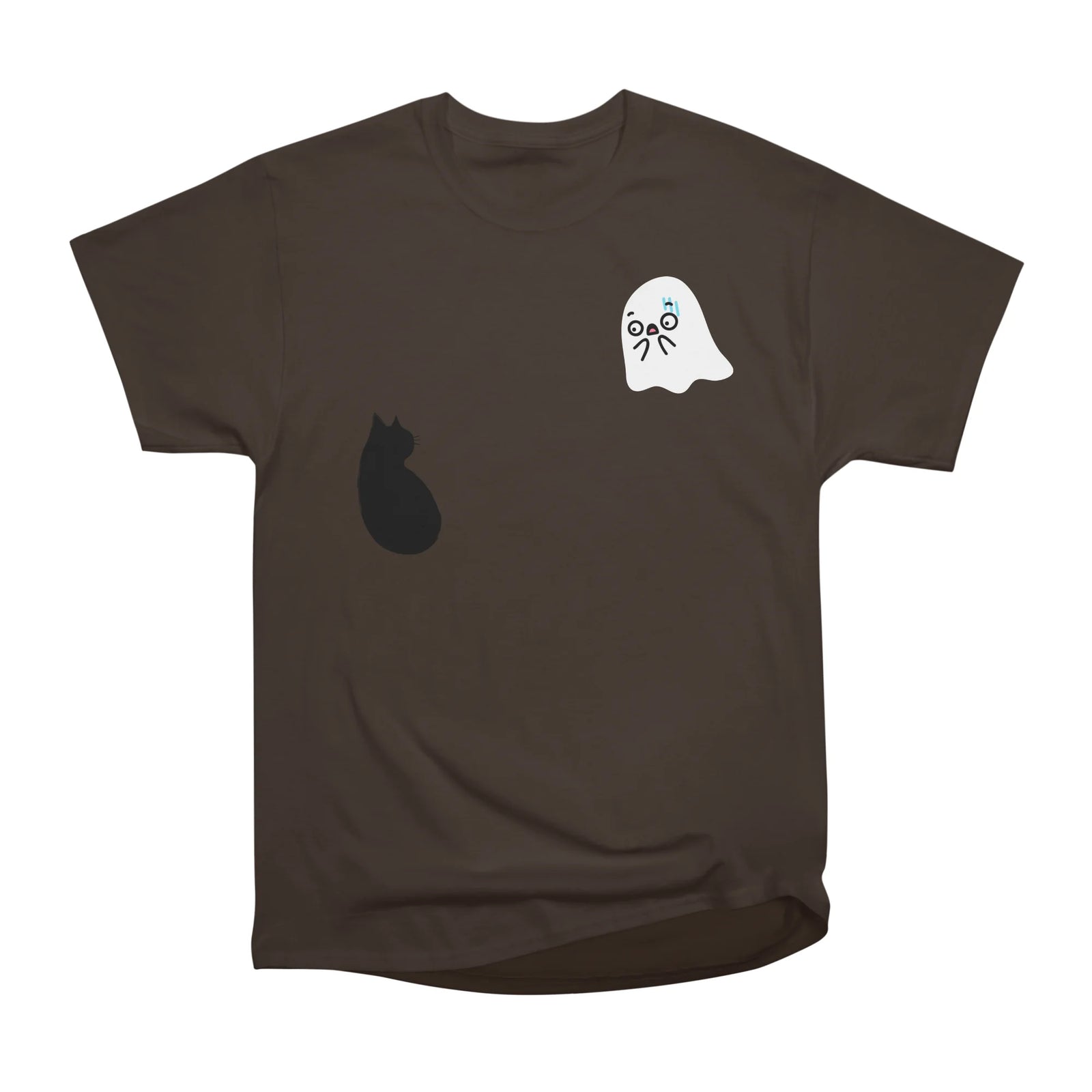 black cat and scaredy ghost