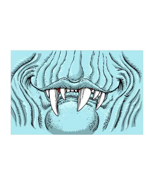 Blue Monster Mouth Mask