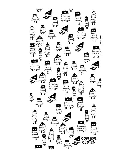 Fluff Persons on a Towel