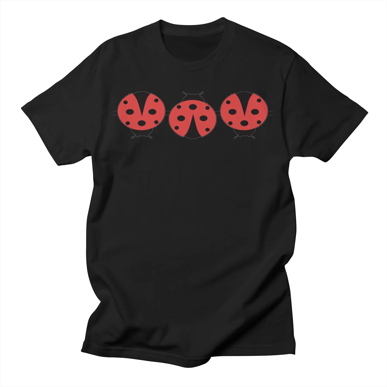 Three Ladybugs
