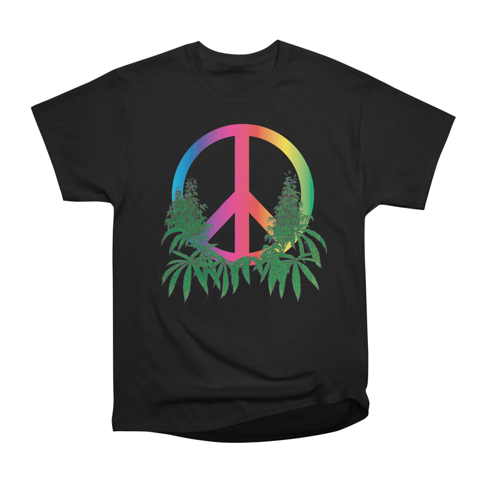 RAINBOW PEACE & LEAVES