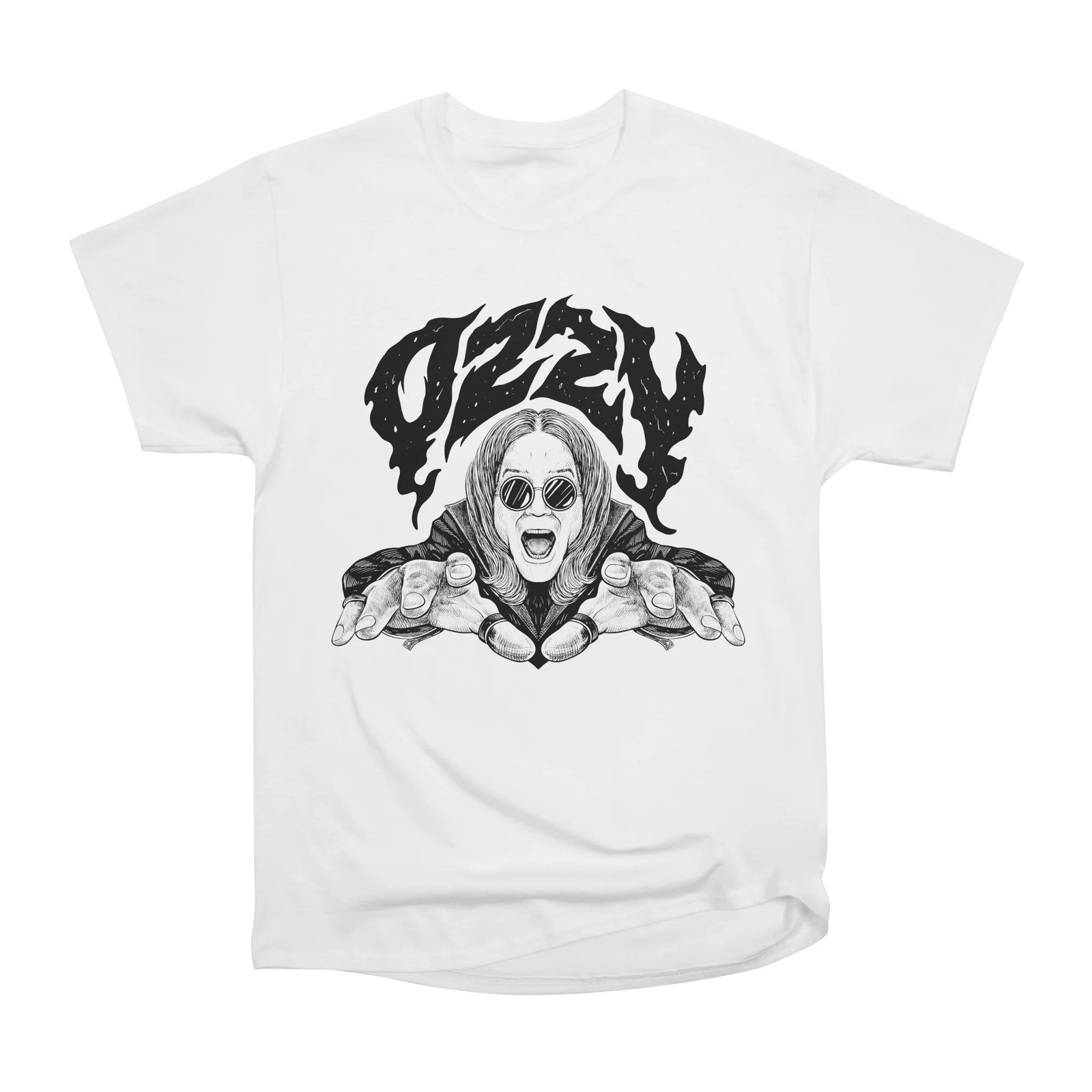 ozzy osbourne on white