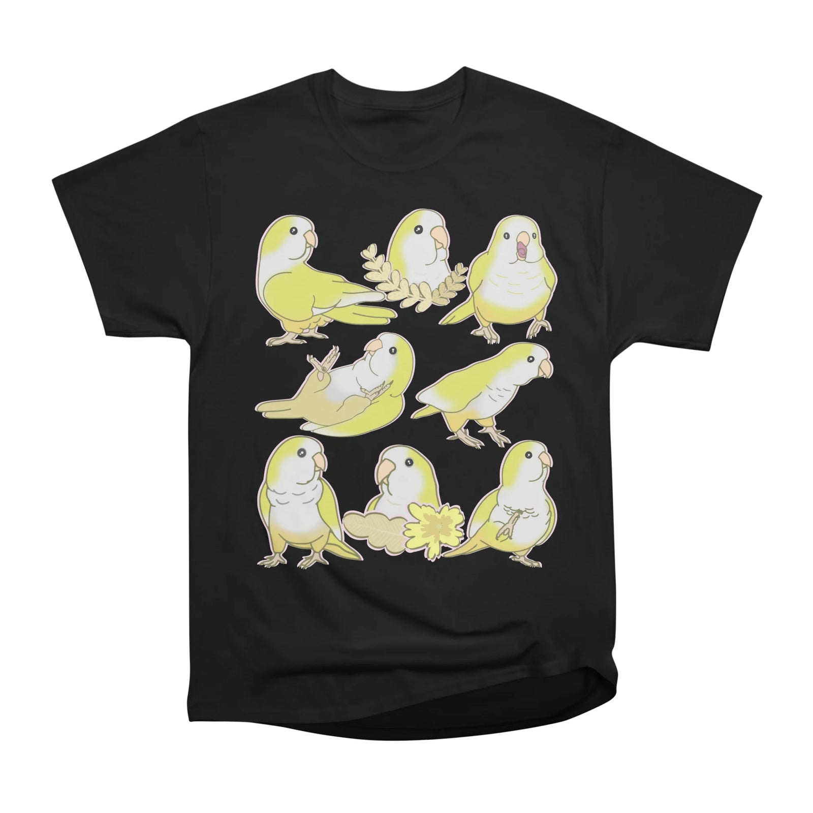 Yellow Quaker Parrot Pattern
