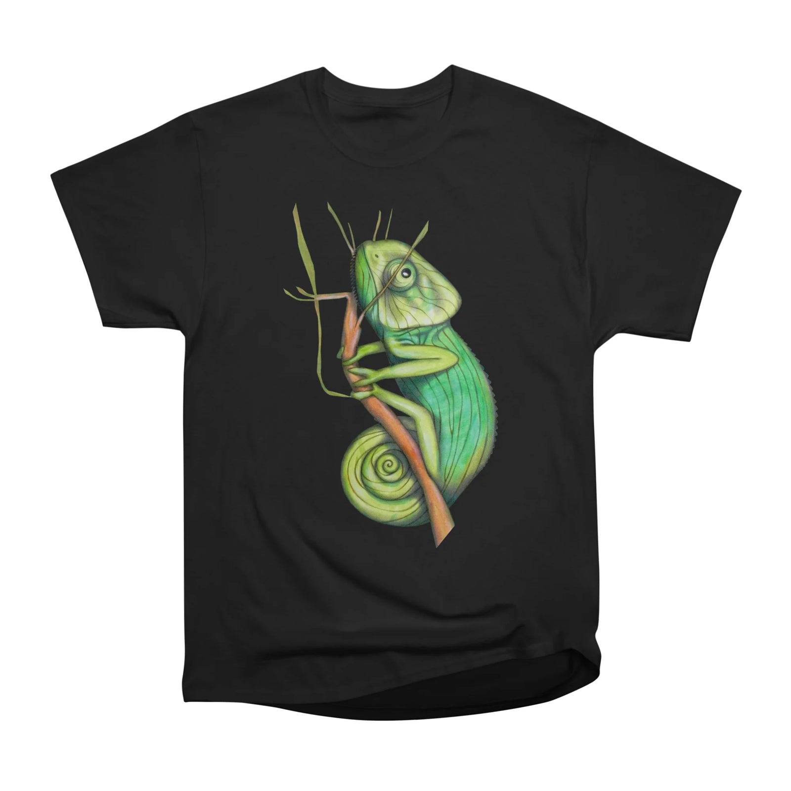 green chameleon