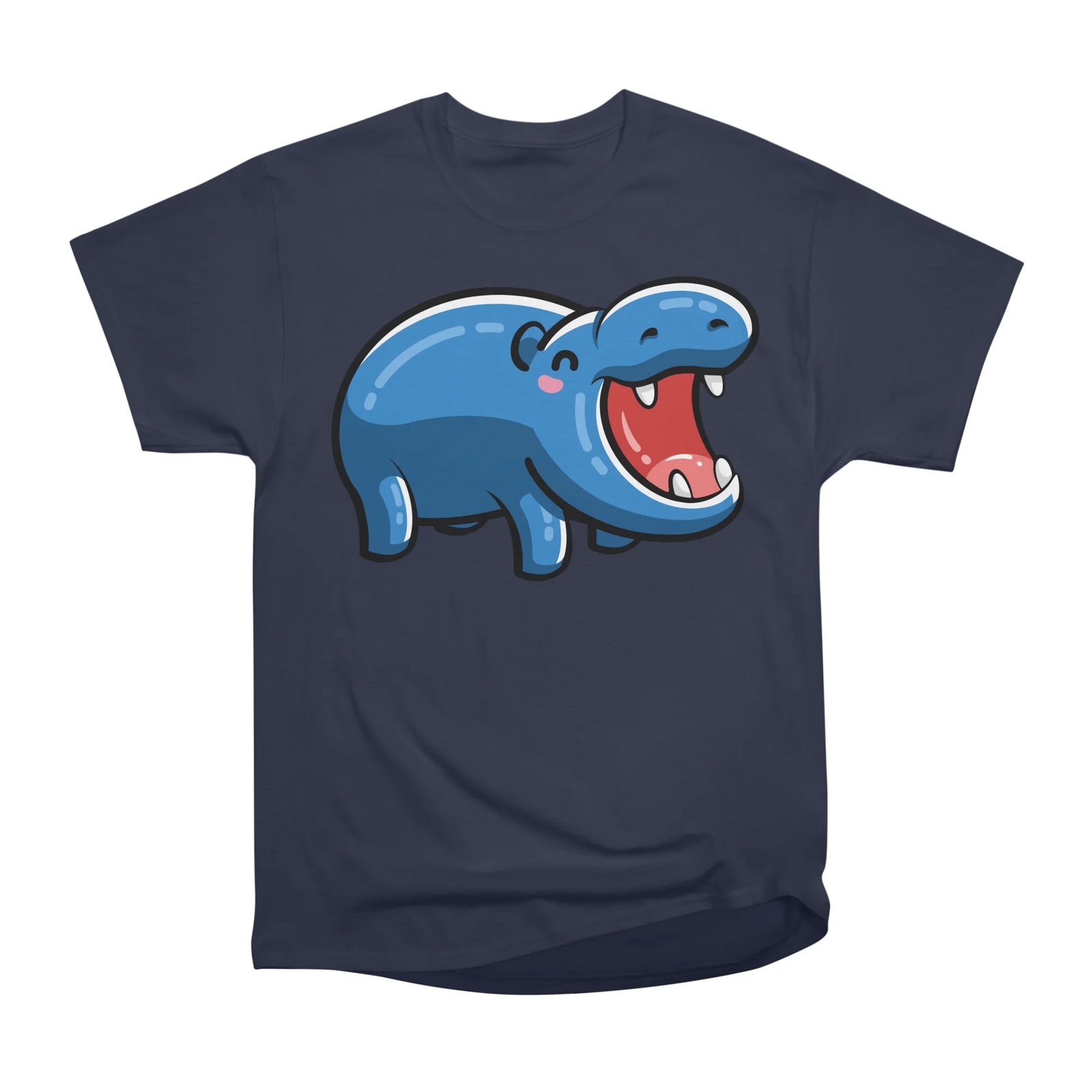 Cute Happy Hippo
