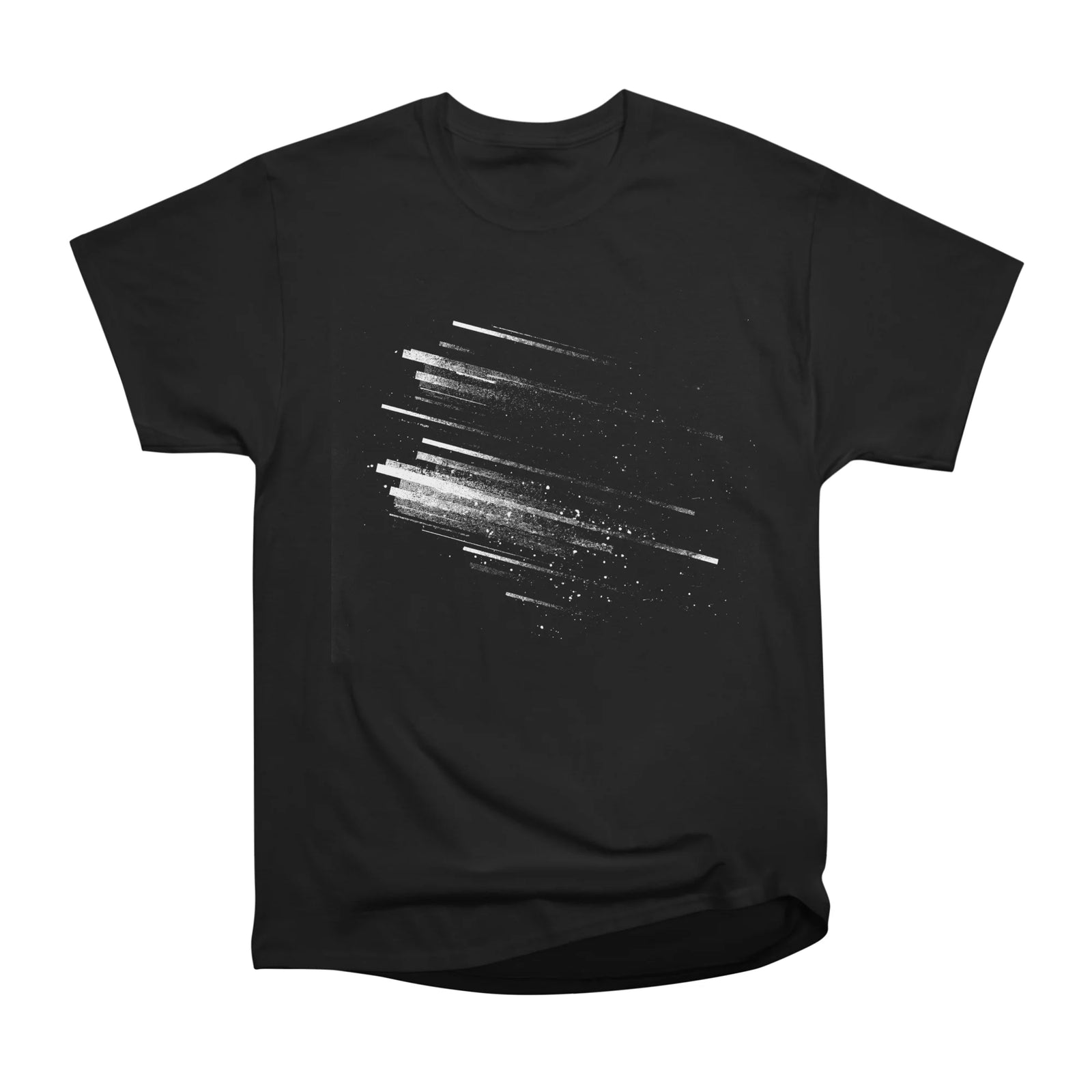 Distressed White Speed Lines