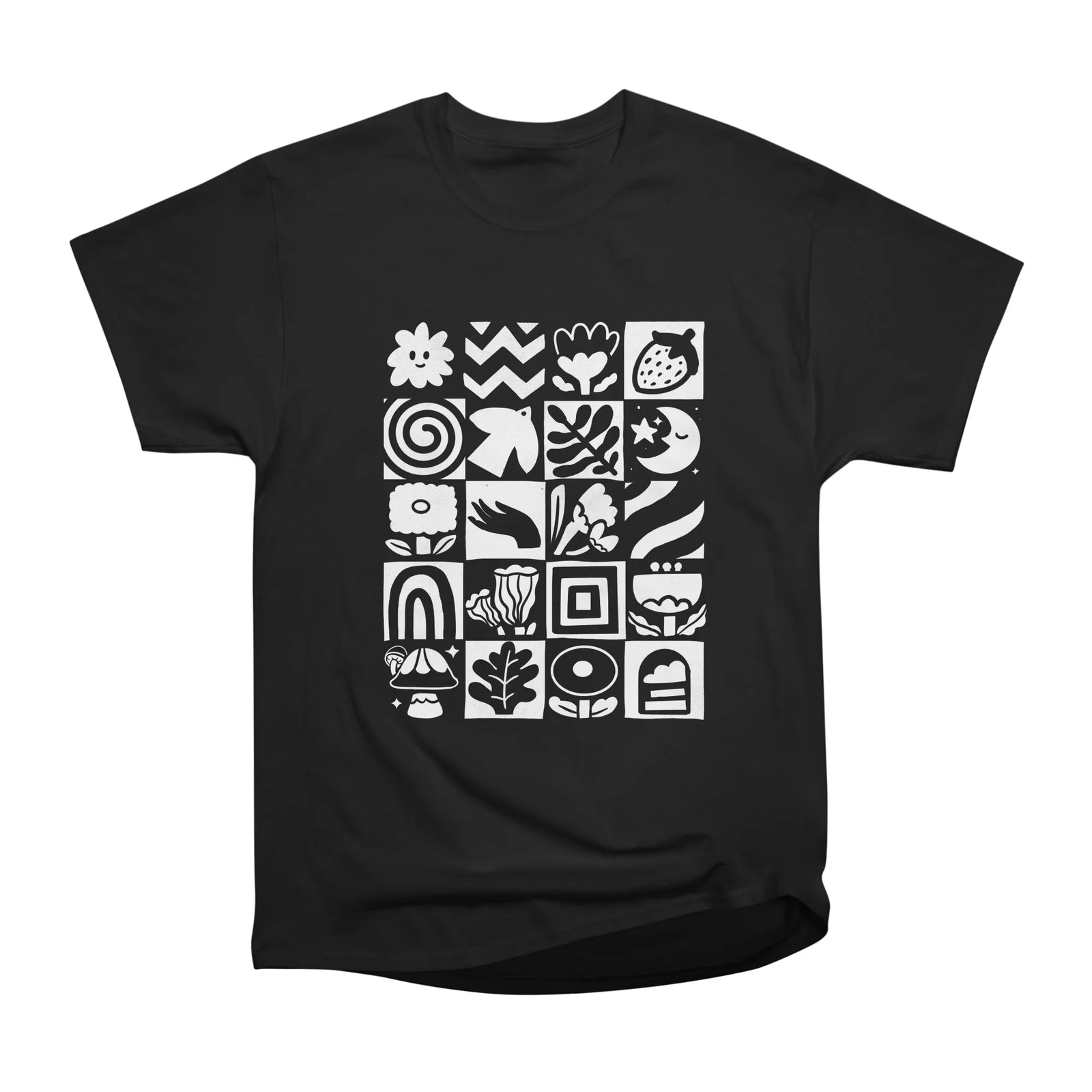 Monochrome Spring Pattern