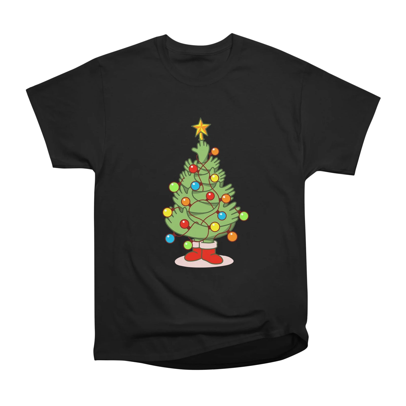 Christmas tree hands