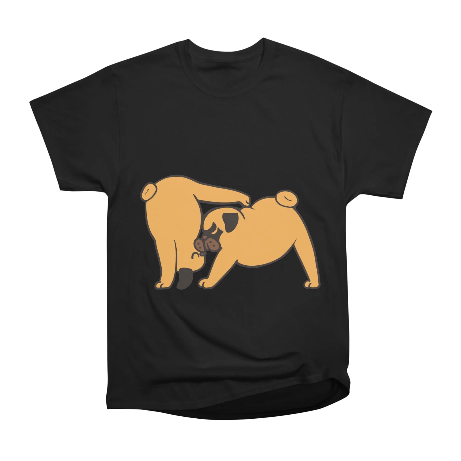 Acroyoga Pug
