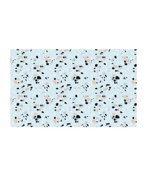 blue terrazzo