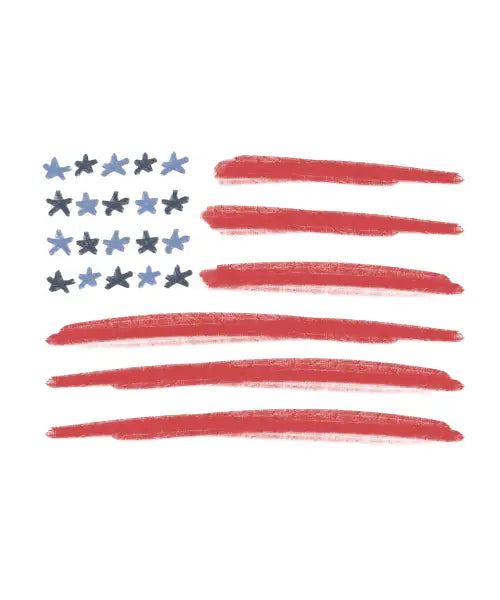 Painted US Flag