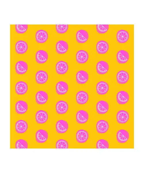 Pink Citrus Pattern