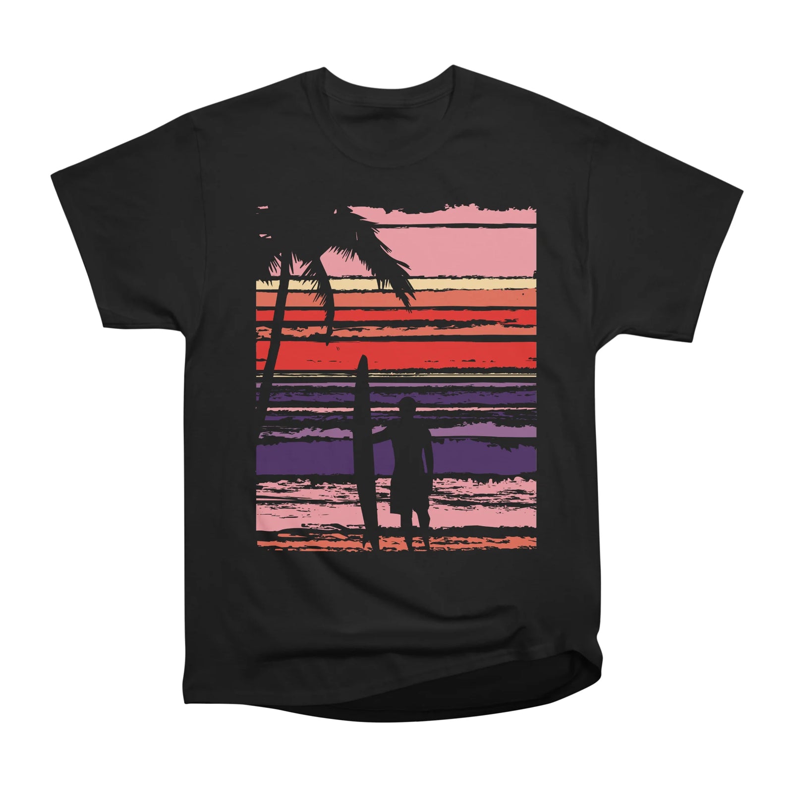 Sunset Surfer Stripes