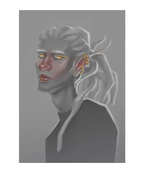 Grey Elf Boy