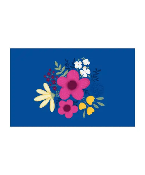 Blue Floral