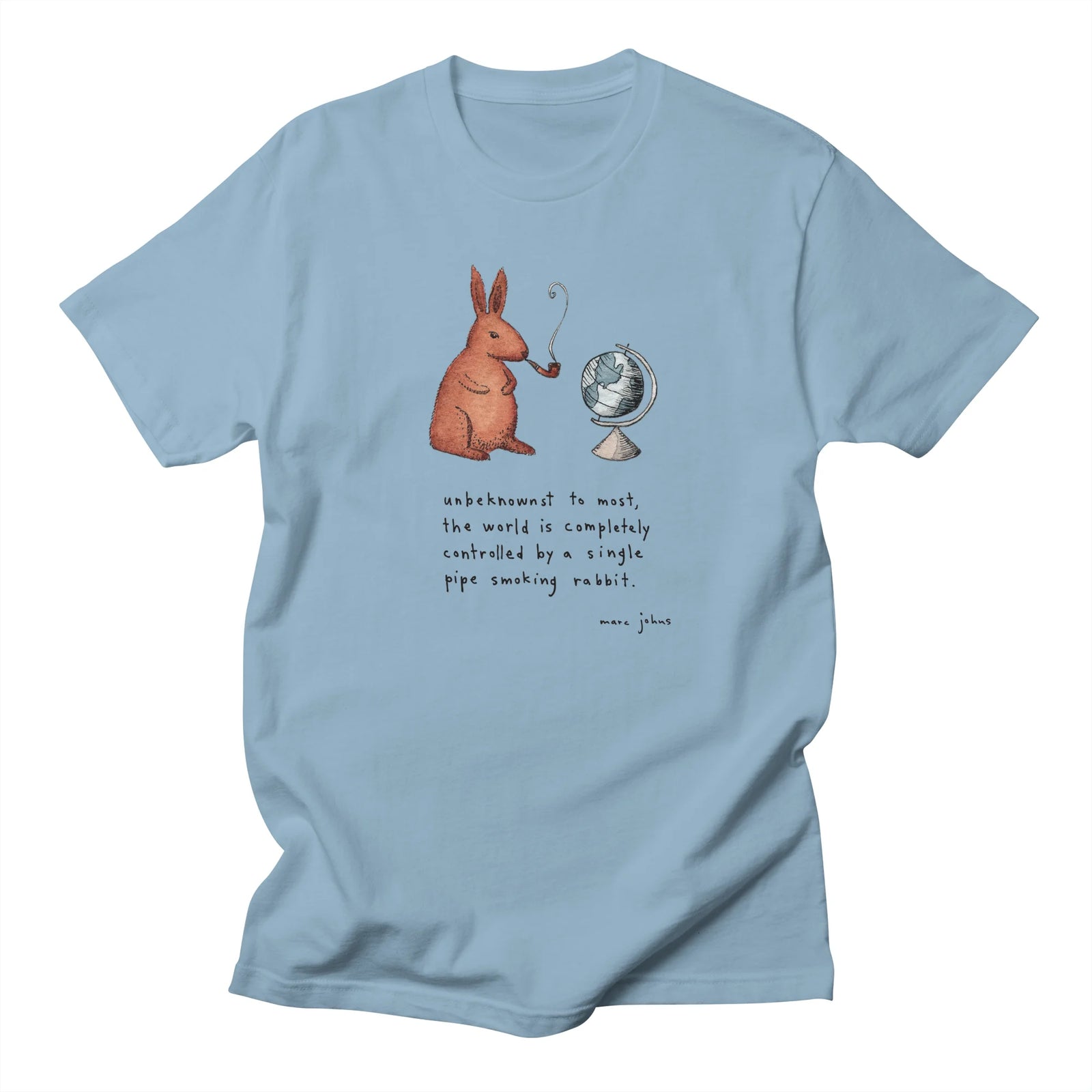 Pipe-smoking rabbit:
