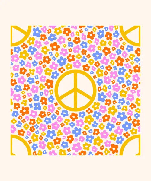 Peace Flower Pattern